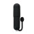 Mini vibrador o balita con tira de agarre recargable Black 10-Speed Vibrating Bullet