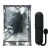 Mini vibrador o balita con tira de agarre recargable Black 10-Speed Vibrating Bullet