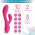 Vibrador rabbit recargable 10-Mode Silicone Rabbit Vibrator Magnetic USB Charging
