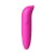 Mini Vibrador Delfín Magenta Dolphin-Shaped Single-Speed Battery-Operated