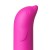 Mini Vibrador Delfín Magenta Dolphin-Shaped Single-Speed Battery-Operated