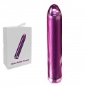 Mini Vibrador recargable Glass-Style - 4.73 Inch 10-Mode Purple Bullet Vibrator