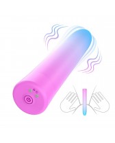 Mini Vibrador recargable Bicolor - 10-Speed Silicone Vibrator