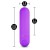Mini Vibrador balita a control remoto Purple - 10 Speeds Rechargeable Vibrating Bullet