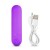 Mini Vibrador balita a control remoto Purple - 10 Speeds Rechargeable Vibrating Bullet
