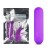 Mini Vibrador balita a control remoto Purple - 10 Speeds Rechargeable Vibrating Bullet