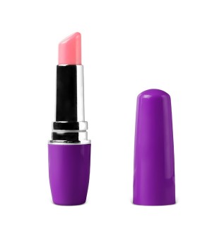 Mini Vibrador tipo labial a batería - Purple Lipstick Vibrator