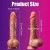 Dildo vibrador con empuje, rotación y calefacción - 10-Remote Control rechargeable Silicone Vibrator