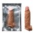 Funda de pene - Non-Vibrating Brown Penis Sleeve III - 6.70 pulg