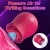 Vibrador rosa con succión para clítoris - 10-Speed Rechargeable Silicone Rose
