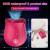 Vibrador rosa con succión para clítoris - 10-Speed Rechargeable Silicone Rose