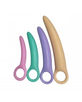 Set de dilatadores vaginales 4-piezas with Finger Loops  Progressive Pelvic Floor Therapy Tools