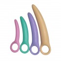 Set de dilatadores vaginales 4-piezas with Finger Loops  Progressive Pelvic Floor Therapy Tools
