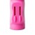 Vibrador rabbit con perlas a baterías- Pink Color Basic Rabbit Vibrator