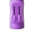 Vibrador rabbit con perlas a baterías - Purple Color Basic Rabbit Vibrator