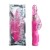 Vibrador rabbit con perlas a baterías- Pink Color Basic Rabbit Vibrator