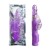 Vibrador rabbit con perlas a baterías - Purple Color Basic Rabbit Vibrator