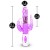 Vibrador rabbit triple con perlas con perlas - Purple Color Vibrator with Vibrating Beads
