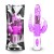 Vibrador rabbit triple con perlas con perlas - Purple Color Vibrator with Vibrating Beads