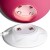 Vibrador rosa con succión - 10-Speed, Red Color Silicone, Waterproof, USB Rechargeable