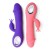 Vibrador rabbit recargable de 7 velocidades con rotación y calefacción