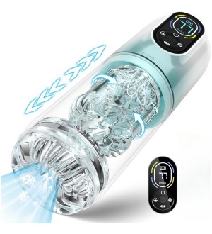 Masturbador masculino Multifunction Automatico - Tongue-Licking, Thrusting, Rotating, Vibrating & Sucking Modes