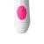 Vibrador de punto G de pene de silicona (motores duales)