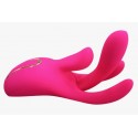 Vibrador rabbit con dedo estimulador de punto G - 10 Mode Rechargeable Finger-Motion Silicone Vibrator