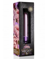 Balita vibradora a pilas Touch Of Velvet Bullet Vibrator Lila