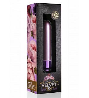 Balita vibradora a pilas Touch Of Velvet Bullet Vibrator Lila