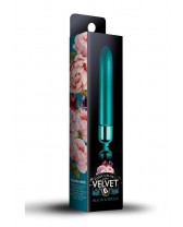 Balita vibradora a pilas Touch Of Velvet Bullet Vibrator Verde esmeralda