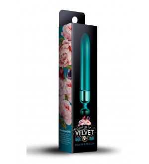 Balita vibradora a pilas Touch Of Velvet Bullet Vibrator Verde esmeralda