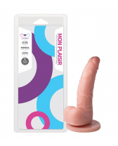Dildo realista con testículos y ventosa de 14 x 3.5 cm