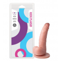 Dildo realista con testículos y ventosa de 14 x 3.5 cm