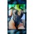 Body transparente de red con brillitos Spider Woman