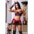 Traje de fantasía o disfraz erótico de Diablita erótica de 6 piezas