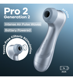 Estimulador de clítoris Satisfyer Pro 2 Generation 2 - Funciona con pilas