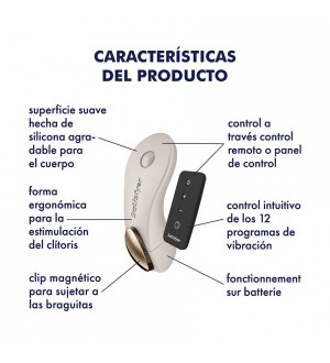 Vibrador para tanga a control remoto Satisfyer Little Secret - Funciona con pilas