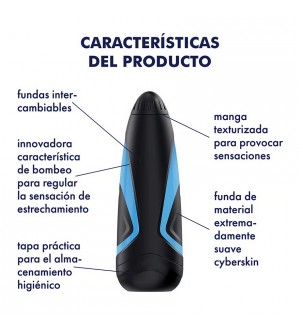 Masturbador masculino Satisfyer Men One Air Pulse + vibración