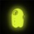 Vibrador de ondas de presión Satisfyer Glowing Ghost recargable