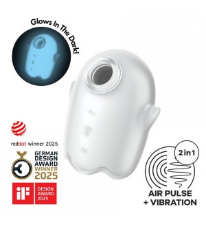 Vibrador de ondas de presión Satisfyer Glowing Ghost recargable
