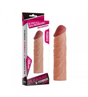 Funda, capa, extensión de pene súper realista " Super Sleeve 02"