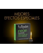 Preservativos Tulipan Neon Fluorescentes x 3 unidades