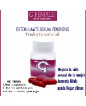 Oral G FEMALE - Estimulante y potenciador sexual femenino en cápsulas sueltas