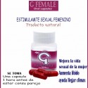 Oral G FEMALE - Estimulante y potenciador sexual femenino en cápsulas sueltas