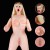 Muñeca inflable de silicona Rubia Silicone Boobie Super Love Doll