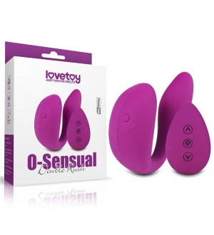 Estimulador vibrador de clítoris y punto G O-Sensual Double Rush