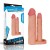 Funda de pene con dildo para doble penetración de 2"