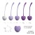 Set de 5 bolas para ejercicios kegel con diseño de Cherry