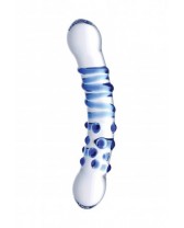 Dildo consolador de cristal Blu Dual Ended Glass Dildo